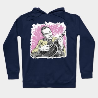 Django Reinhardt - An illustration by Paul Cemmick Hoodie